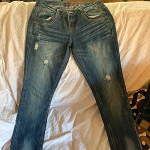 Almost famous jeans size 9 barely worn